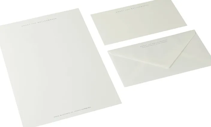 A4-Briefpapier, Dunkelblau