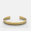 Armreif »ICON«, matt vergoldet