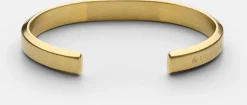 Armreif »ICON«, matt vergoldet