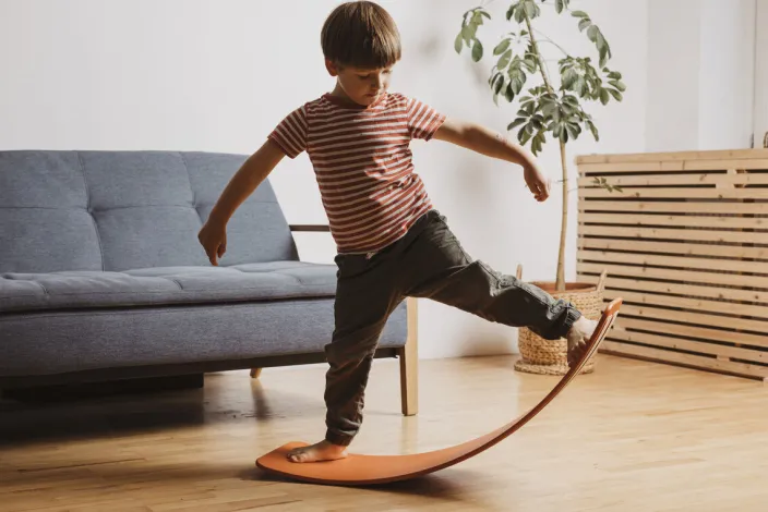 Balance Board »das.Brett«, pompejanisch rot