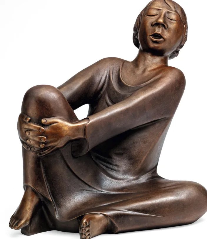 Barlach, Ernst: Skulptur »Der singende Mann«, 1928