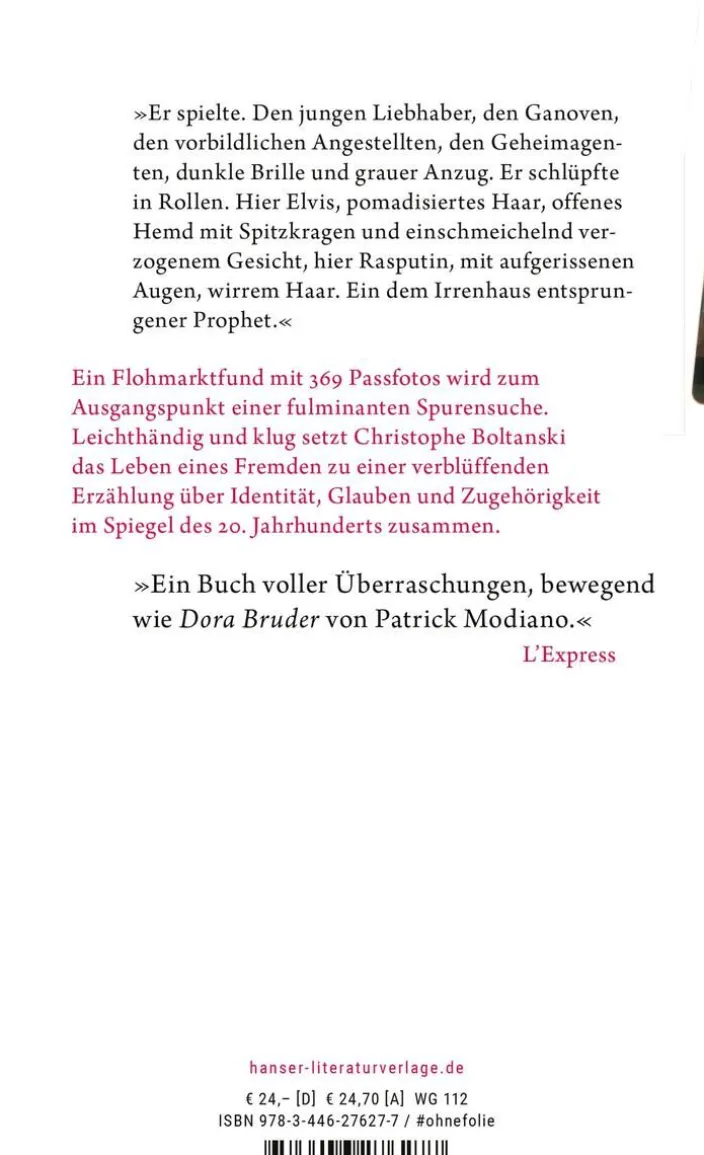 Boltanski, C: Leben des Jacob