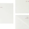 Briefpapier Miniformat, Kirschrot