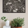 Citymap »Berlin« aus Holz