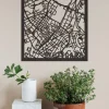 Citymap »Stuttgart« aus Holz