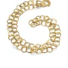 Collier »Double«, Silber vergoldet