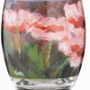 Drei Teelichtgläser »Blumen«, nach Emil Nolde