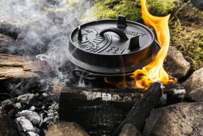 »Dutch Oven« aus Gusseisen