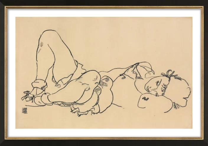 Egon Schiele: Bild »Liegende« (1918)
