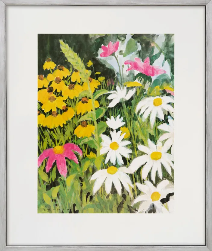 Eleonore Baur-Brinkman: Bild »Nolde Garten III«, gerahmt