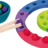 Farbsortierspiel und Adventsspirale