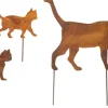 Gartenstecker »Katzenfamilie«, 3er-Set