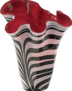 Glasvase Stripes