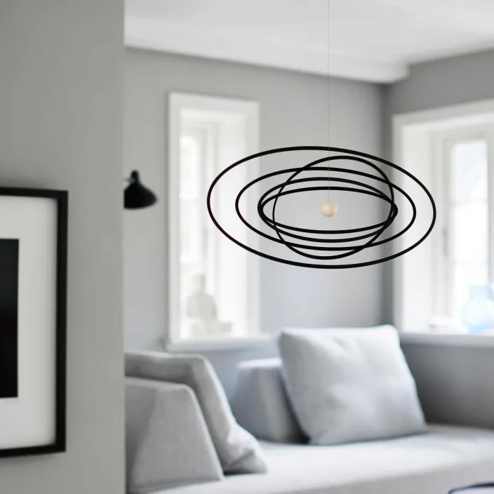 Hanging Art »Science Fiction Ellipse, Horizontal«