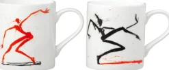 Helge Leiberg: ​ 2 Becher mit Künstlermotiven »Lebensfreude« im Set
