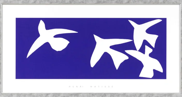 Henri Matisse: Bild »Les oiseaux«, gerahmt