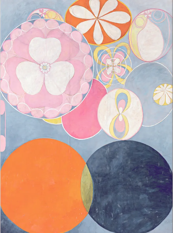 Hilma af Klint: Bild »Die Zehn Größten, Nr. 2, Das Kindesalter« (1907)