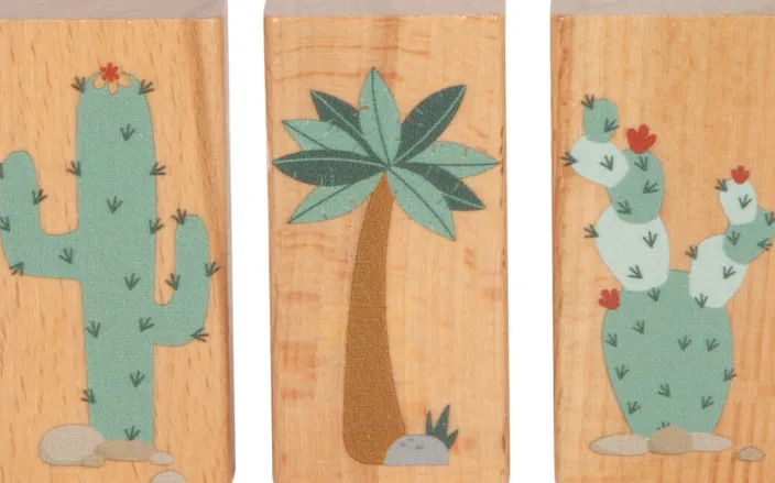 Holzbausteine »Dino«