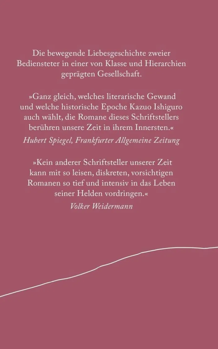 Ishiguro, K: Was vom Tage übrig blieb