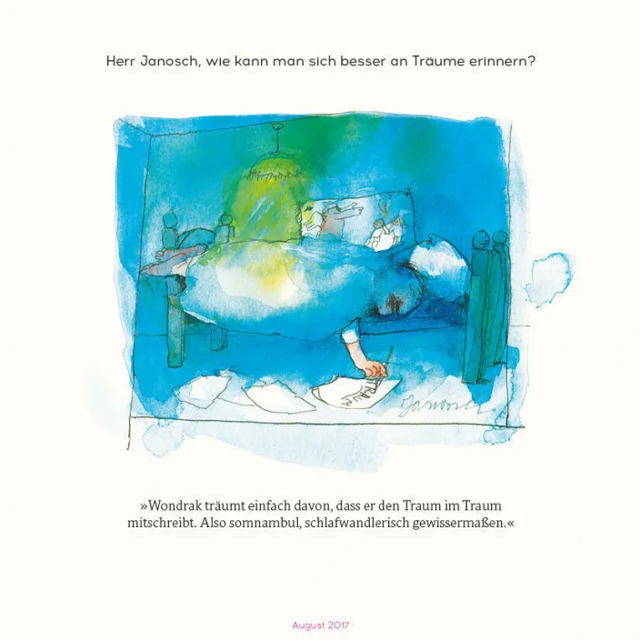 Janosch: Herr Wondrak, wie kommt man durchs Leben?