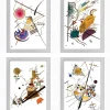 Kandinsky, Wassily: 4 Bilder im Set