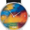 Künstler-Armbanduhr Emil Nolde: »Meer mit zwei Dampfern«