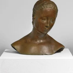 Lehmbruck, Wilhelm: Büste »Gesenkter Frauenkopf«, 1910