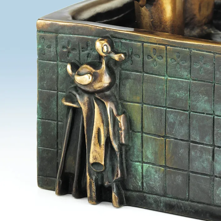 Loriot: Skulptur »Herren im Bad«