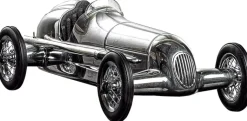 Modellauto »Silberpfeil«