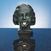 Nemecek, J.: »Einstein-Kopf mit goldener Zunge«