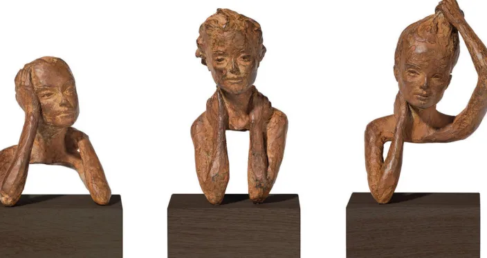 Otte, Valerie: 3 Skulpturen »Emotionen« im Set