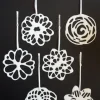 Porzellanblüten, 6er Set