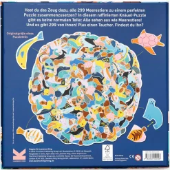 Puzzle »299 Meerestiere und 1 Taucher«