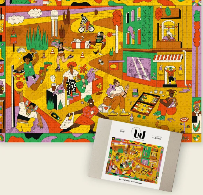 Puzzle »Let‘s Cheer, We‘re Queer«