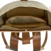 Rolltop-Rucksack aus Segeltuch
