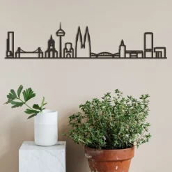 Skyline »Köln« aus Holz