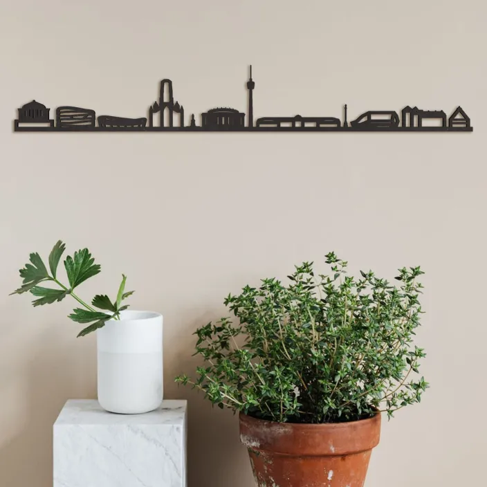 Skyline »Stuttgart« aus Holz