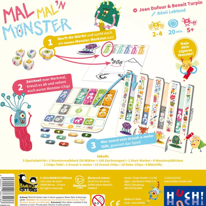Spiel »Mal mal'n Monster«