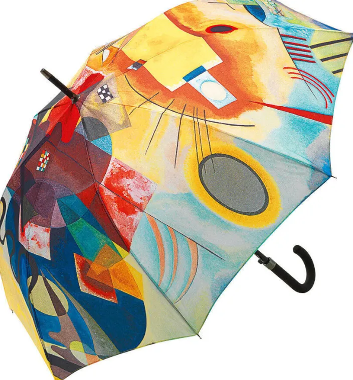 Stockschirm »Gelb-Rot-Blau«, nach Wassily Kandinsky