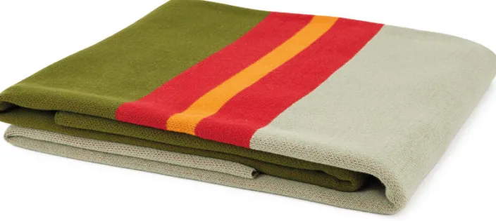 Strickbaumwolldecke