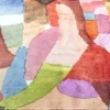 Teppich »Bewegung der gewölbten Kammern« nach Klee