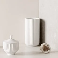 Vase »Lyngby«, weiß