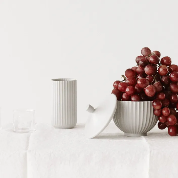 Vase »Lyngby«, weiß