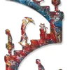 Wandskulptur »Way of Life«, Stahl