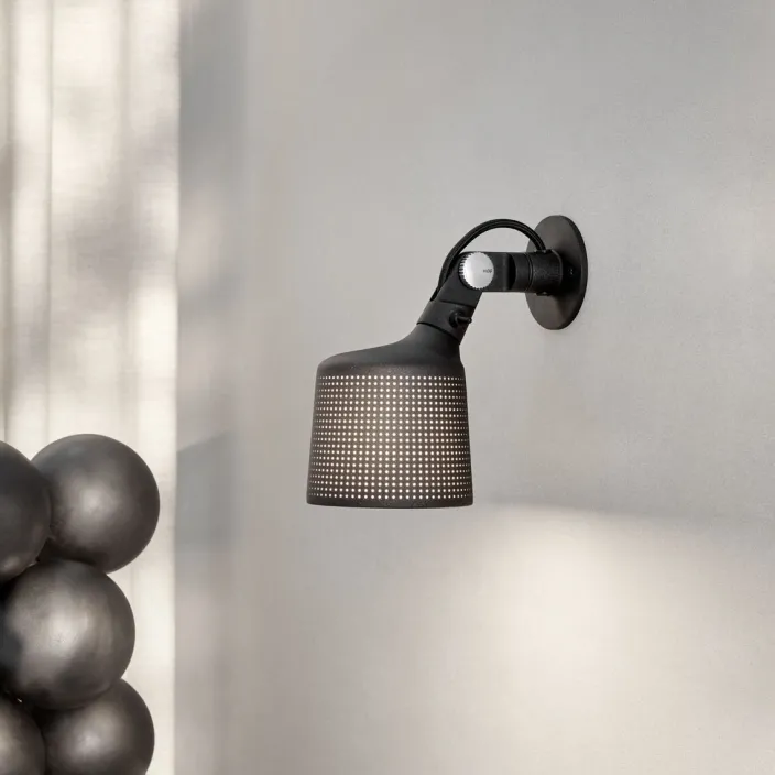 Wandspot Mattschwarz