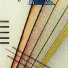 Wanduhr »Deutliche Verbindung« nach Wassily Kandinsky