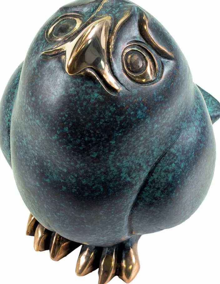 Weber, Jagna: Skulptur »Kleiner Kauz«, Bronze