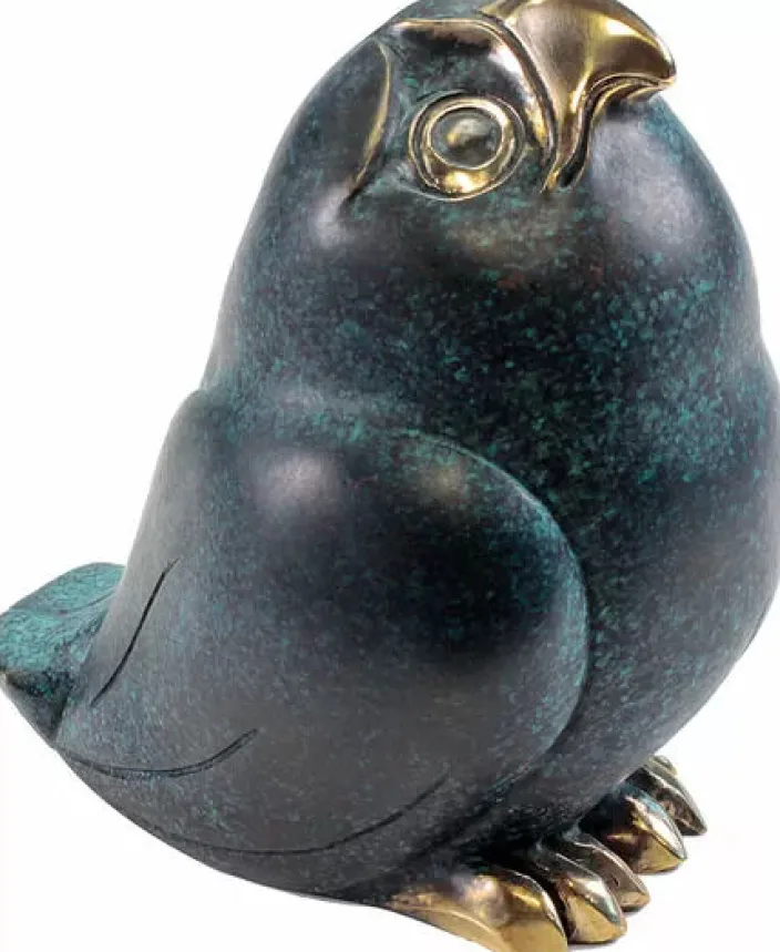 Weber, Jagna: Skulptur »Kleiner Kauz«, Bronze