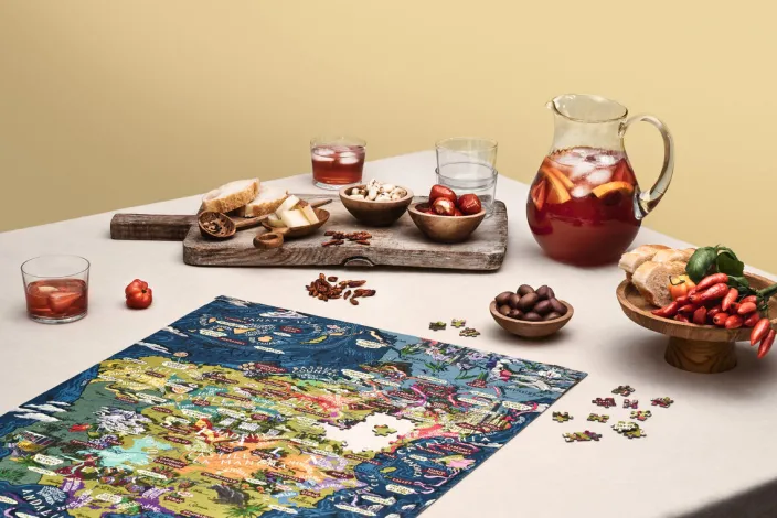 Wein Puzzle »Spanien«