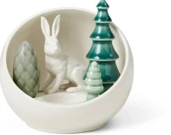 Wintergeschichte »Hase mit Tannen«